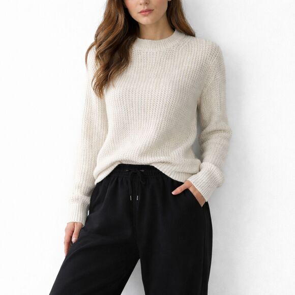 Banana Republic Sweaters - Banana Republic NWOT Cream Knit Sweater | Women’s Small